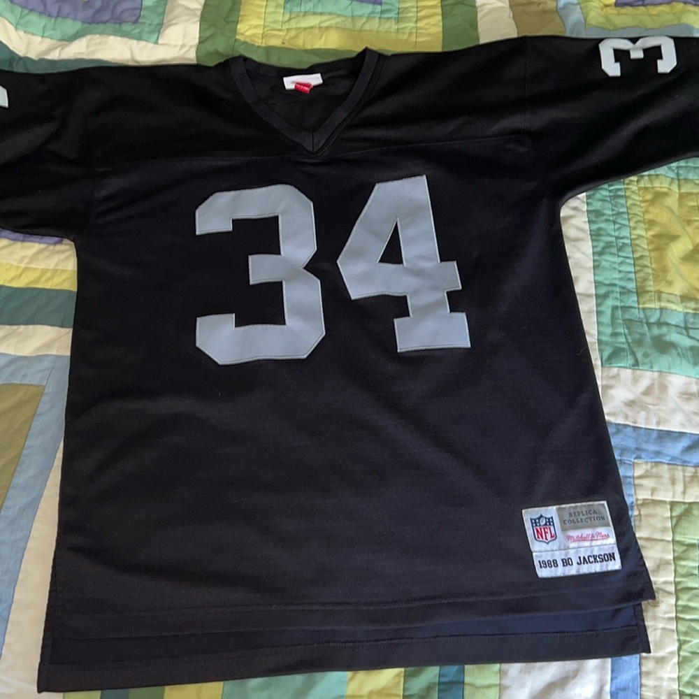 Mitchell and Ness 1988 Bo Jackson Replica Collection Jersey